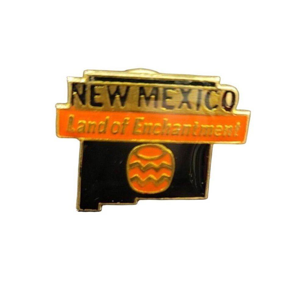 Vtg New Mexico Land‎ of Enchantment Souvenir Lapel Pin